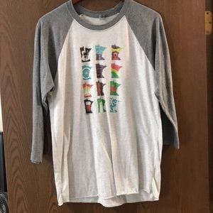 Minnesota 3/4 sleeve top